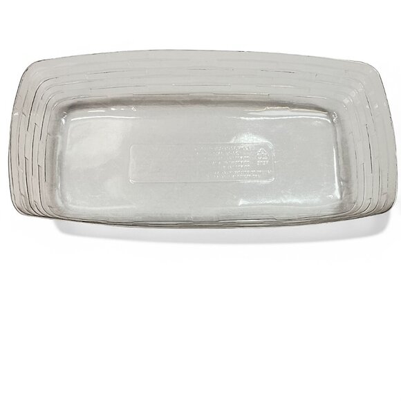 Longaberger Crisco Rectangle Bread Basket Handles With Plastic Liner  1993  USA - Picture 4 of 9